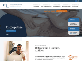 Cabinet d'ostéopathie à Cannes 
