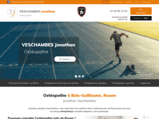 Ostéopathe à Bois-Guillaume, Rouen Jonathan Veschambes