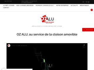 Oz Alu : conception et fabrication de cloison de bureau et vitrée