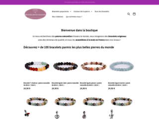 Détails : Palais des bracelets, e-commerce de bracelets en pierres naturelles
