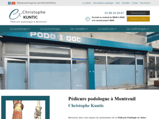Détails : Christophe Kuntic, pédicure à Vincennes