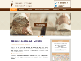 Christelle Vicaire, pédicure podologue à domicile à Meudon
