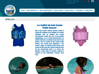 Détails : Petite Source, maillot de bain bébé nageur