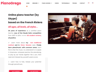 Cours de piano avec professeur Grégoire 