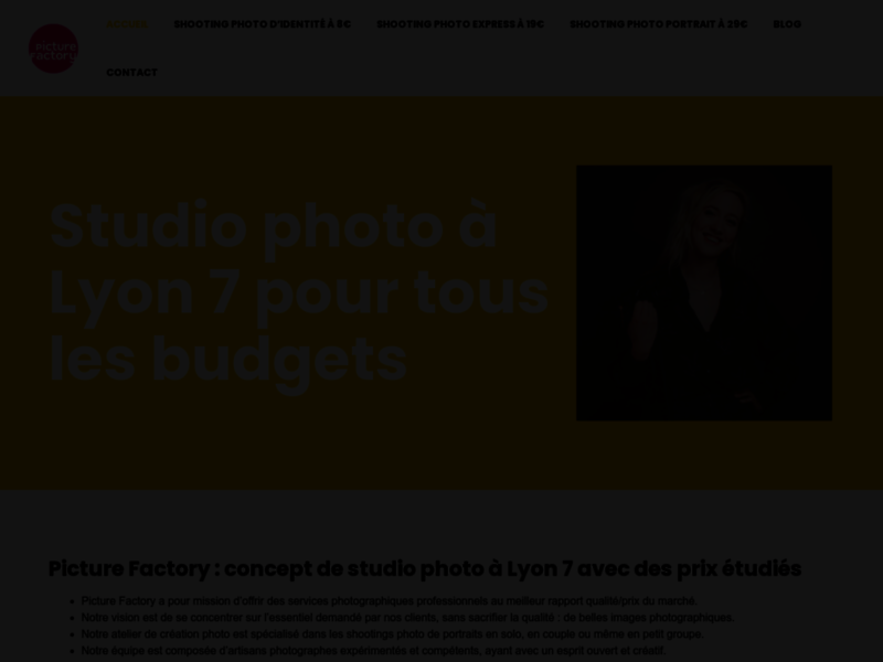 Picture Factory, studio photo à Lyon pour tous les budgets​
