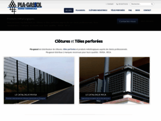 Pla-Gassol, clôtures et tôles perforées