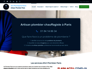 Détails : Art Plomberie Paris, installation et dépannage de plomberie à Paris