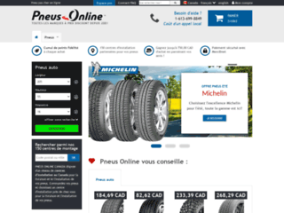 Détails : Pneus Online Canada, vente en ligne de pneus 