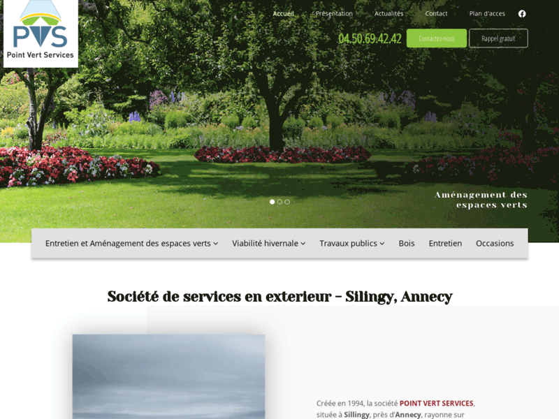 Point Vert Services, création de jardin Annecy