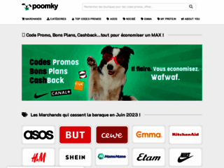 Détails : Poomky, cashback et code promo