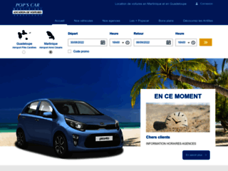 Détails : Pop's Car, agence de location de voiture en Martinique et Guadeloupe