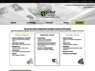 Détails : Print and Web, conception et impression de plaquette commerciale