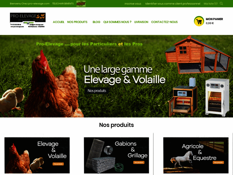 Pro Elevage, matériaux avicole pour l'élevage