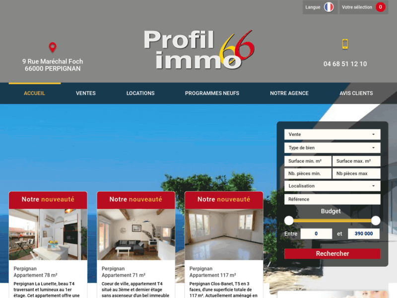 Profil Immo 66, agence immobilière à Perpignan