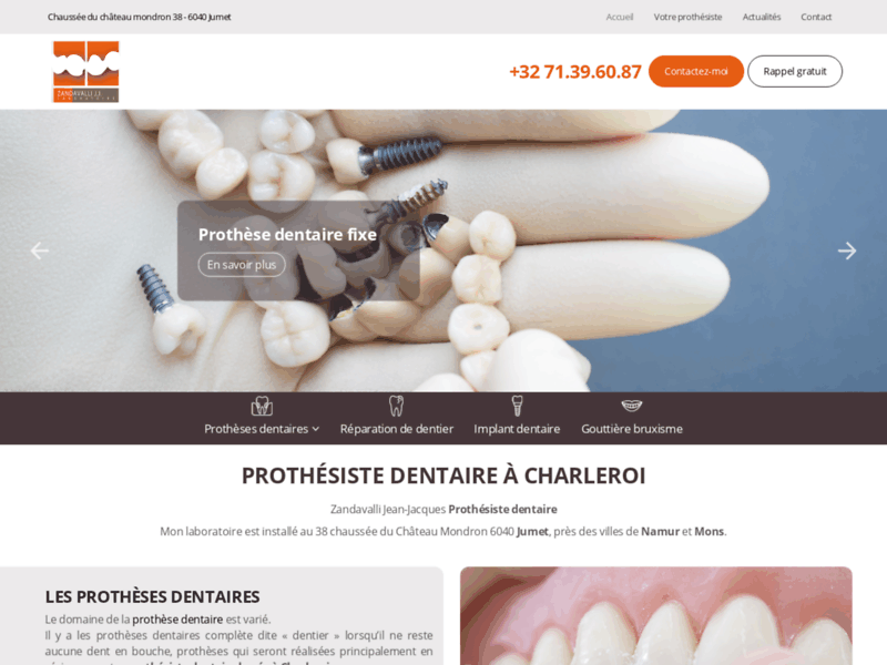 Prothèse dentaire stellite Charleroi