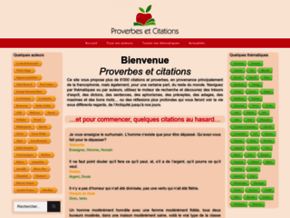 Proverbes et citations du monde francophone et d'ailleurs