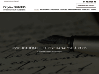 Détails : Julien Faugeras, psychologue clinicien et psychothérapeute
