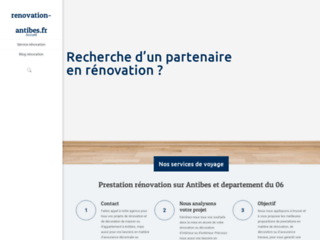 Renovation-antibes.fr, travaux de rénovation sur Antibes
