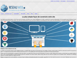 créer son site internet avec reseauweb.fr