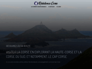 Détails : Résidence Corse, location de villas de vacances