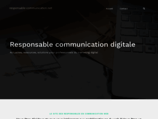 Responsable communication web