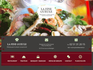 Détails : La Fine Gueule, restaurant traiteur aux Lucs sur Boulogne