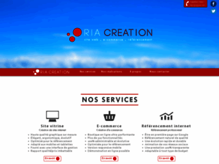 RIA Création, conception et référencement de sites internet