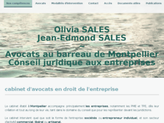 Jean-Edmond SALES SELARL - Avocats Montpellier