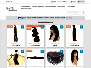 Vente de tissage brésilien - Satishair - 100% human hair