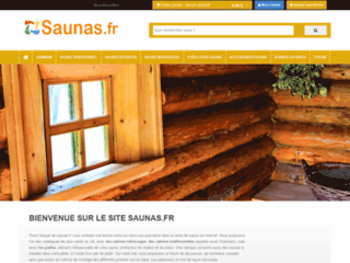 Vente de saunas sur internet, saunas.fr