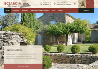 Détails : Sciascia Maçonnerie, spécialiste de la construction et la rénovation de mas en pierre à L'Isle-sur-la-Sorgue
