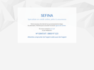 Sefina, crédits/prêts/assurances