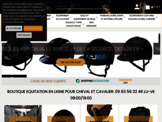 Détails : Boutique d'équitation en ligne