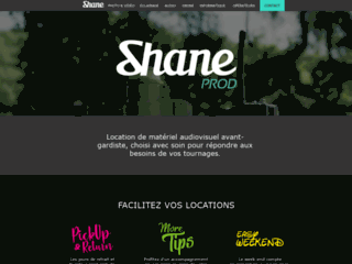 SHANE PROD - Location de matériel audiovisuel professionnel