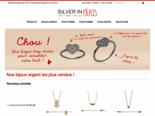 Détails : Silver in Paris, bijouterie sur internet