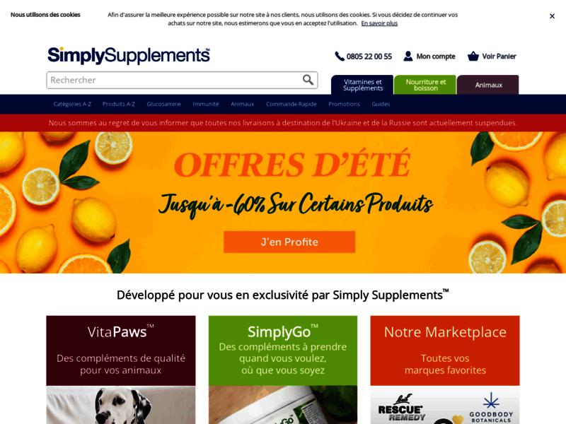 Simply Supplements France le meilleur du complément alimentaire