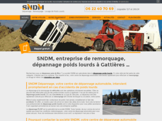 SNDM, entreprise de remorquage, dépannage poids lourds à Gattières