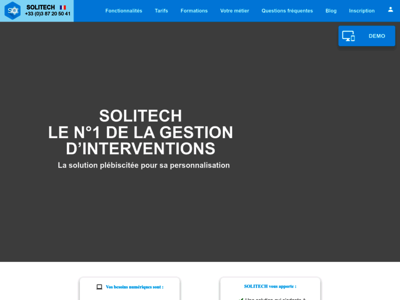 Solitech, le logiciel de gestion des interventions