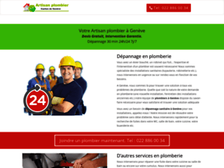 Détails : SOS Plombier Genève, spécialiste des dépannages de plomberie à Genève