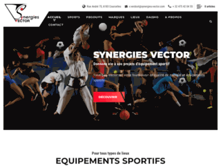 Détails : Synergies Vector, votre fournisseur belge de matériel et équipements sportifs