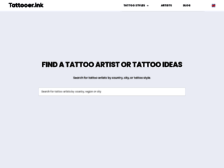 Tattooer.ink, guide web pour trouver facilement des tatoueurs