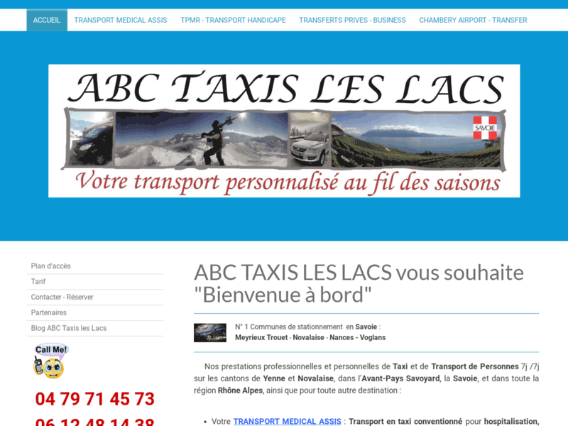 Taxi les Lacs, taxi en Savoie