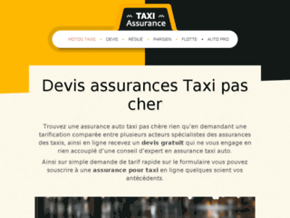 Assurance taxi et VTC devis rapide tarif pas cher souscription en ligne