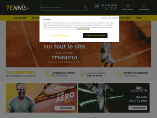 Tennis.fr est votre partenaire pour le matériel de tennis