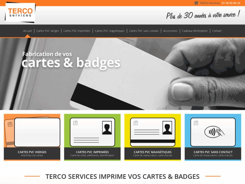 Terco Services, badges et cartes plastiques