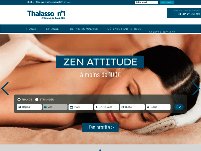Thalassothérapie en France avec Thalasso N°1