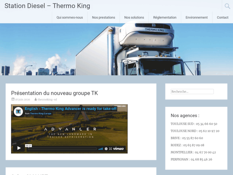 Station Diesel, concessionnaire Thermo King