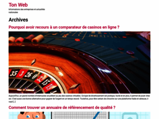 Ton-Web Annuaire général du Web francophone