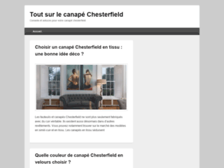Histoire du canapé Chesterfield 