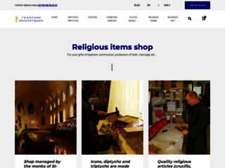 Trouvez des objets religieux sur cette boutique en ligne